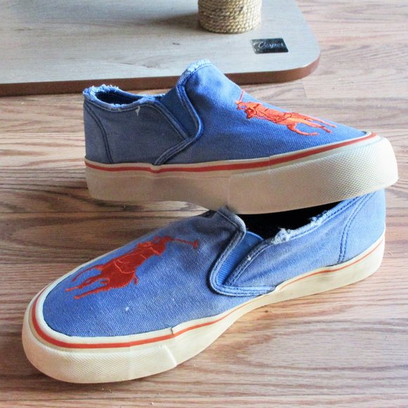 us polo assn slip ons